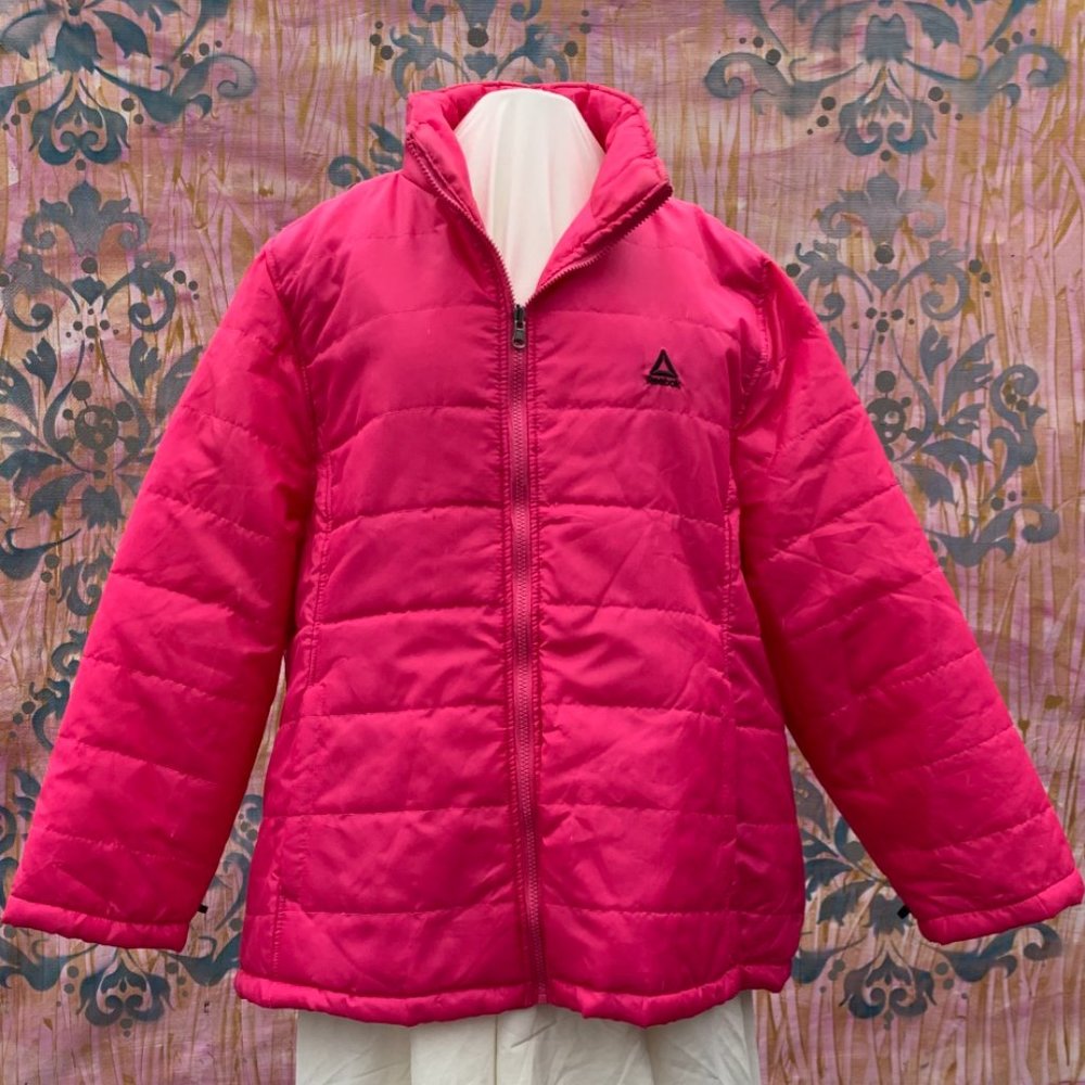 Reebok puffer in HOT Pink (meow) PRICE MATCH
